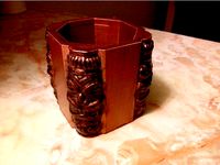 Tiki Cup / Pen Pencil Holder by ZDC