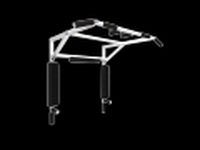 Horizontal bar wall 3D Model