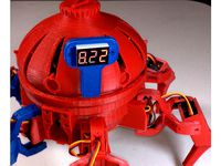 Vorpal Hexapod Battery Voltmeter Mount by vorpal