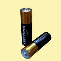 Duracell Battery 3D Model