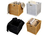 Rattan Basket Ikea Branas 3D Model