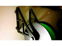 Wall filament spool holder by AristoDesign