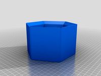 Thomas Hexagonal Pencil Holder with Star by solarthermienator
