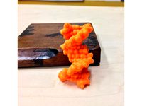 DNA helix (high-res spacefilling model) by strawborange
