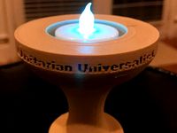 Unitarian Universalist Tea Light Chalice by mralves