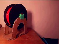 Mostly cardboard spool holder by rgbskills