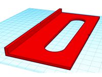 Coroplast Hand Hold Cutting Guide by Jeffware