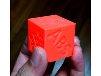 20mm ABS test cube by yclee126