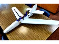 Foam Glider RC Motor, Servo, Battery, and Receiver Mount by Zeke1