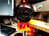 Blue Snowball heavy duty clamp by lewisp