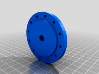 B1 Locomotive Rear Cylinder Cap by Moparman64