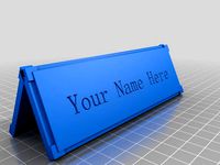 Custom Nameplate - 140x45mm by Meadeor