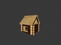 Wooden house 3D Model