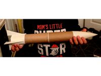 Toilet-Paper Tube Model Rocket by transformertester