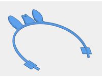 Totoro Head Band with Chibi-Totoro by PapaSean