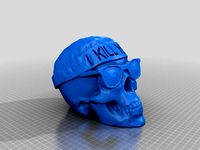 Gangster skull by qdiiibp