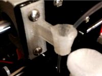 Anet A8 Filament Guide - Vertical 2-Screw Mount by barin