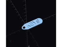 Customizable key chain tag by lostapathy