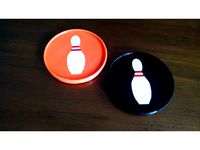 Bowling Pin Coaster by rickthing123