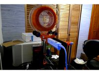 Spool Holder for Prusa i3 MK2 with LED support (from https://www.thingiverse.com/thing:1656032) by florentmarulaz