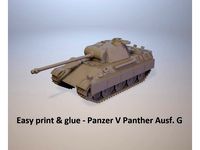 Easy print & glue - Panzer V Panther Ausf.G by juergen54