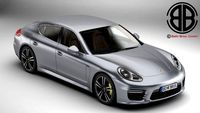 Porsche Panamera Turbo S 2014 3D Model