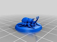 Iridescent Beetle Figurine by FinnishDragon