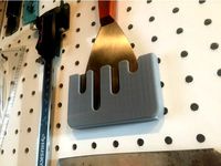 Bed Scraper pegboard holder by senya_listen