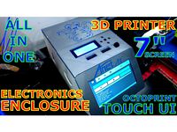 3D Printer Electronics Enclosure - Touch Screen, Mainboard, MOSFET, PSU, Raspberry, Fan. by IIZEROXII