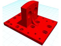 Anet A8 E3D "Cyclope" Clone (Bowden) Support by brucemangy