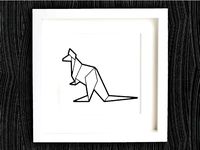 Customizable Origami Kangaroo by mightynozzle