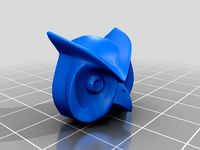 Own head whiteboard magnet holder by SingingSnail