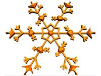 Lovely Snowflake by Clarina