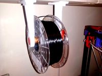 Parametric shelf-mounted filament holder by pienjo