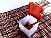 Mini-sugar bowl with spoon by tomberni