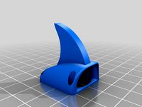 fatshark shark fin- still figuring out how to get to print correctly, will update with details once i do. by leafyfpv