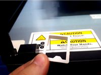 XYZ Printing DaVinci 1.0 PRO Door Switch Holder - Leave In Place by Rccajack
