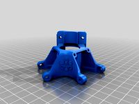 E3D V6 Delta Kossel Effector - Remixed by Yakandu