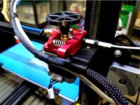 CR-10/Ender-2 Filament Guide/Cable Holder (with a twist) by Skulker
