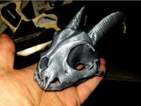 horned demon cat by DURGE990