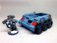 Wheeled APC Mk2 for Sci-fi Wargaming by KrisWall