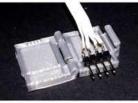 Parameterised header pin cover by effort