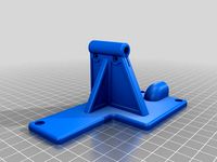 Select Mini X Gantry Supports w/ Bed Rewiring Mod Access Duct by jprochazka