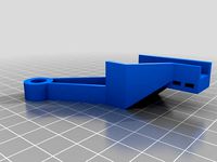 Creality CR-10 MINI Strain relief bracket for heated bed cable by Olesmokie