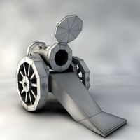 Low poly Cannon