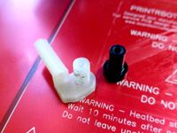 Printrbot Simple Metal Filament Guide by evultrole