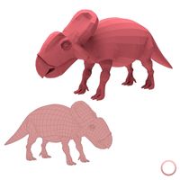Protoceratops Base Mesh