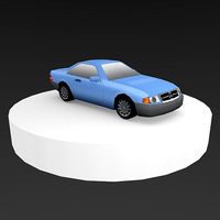 Mercedes Benz 1989 Low-Poly