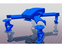 Dropship Canopy for Tinsly F50 Rocket 230mm by Supermichnix