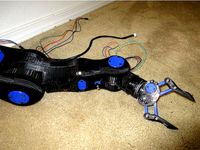 Axis 6 for Moveo Modified Robot Arm with Openbuilds universal mount Plate by piercet